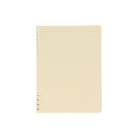 ロルバーン フレキシブル リフィル L 7mm罫 クリーム ノート 2個 デルフォニックス（Rollbahn）