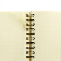 ロルバーン ポケット付メモ ミニ 5mm方眼 ライトパープル 紫 リングノート 2冊 デルフォニックス（Rollbahn）