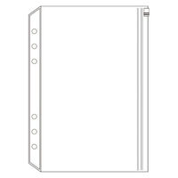 システム手帳用リフィル decona ファスナーポケット A5 HAR490 レイメイ藤井 2冊