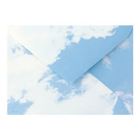 レターセット 空色ノキモチ 1セット（便箋16枚+封筒8枚+シール入） 86099006 MIDORI/デザインフィル