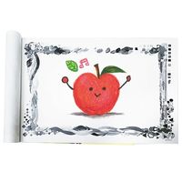 うごきだす！おえかきちょう B4 サファリ OE681 1冊 北星社