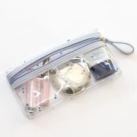 ラボクリップ ペンケース クリア フラットペンポーチ ブリエ ホワイト B22-BRCP01-WH 勝竜社