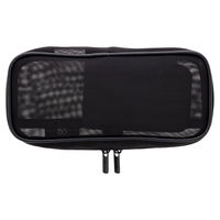 収納メッシュペンケース MESHNO（メッシュノ）ブラック S1425390 1個 サンスター文具