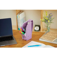 デテクール ペンケース バイオレット 紫 筆箱 FY379V レイメイ藤井