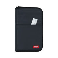 リヒトラブ(LIHIT LAB.) ペンケース フラットタイプ ワイド 黒（ブラック） A7653-24