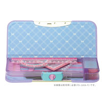 筆箱 リアナティアラ アルロック 筆入 両面スリム リボン バイオレット 紫 FD-1404-V ソニック