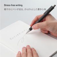 ニトムズ（nitoms） STALOGY ゲルインクボールペン 0.5mm ブラック軸 黒 S5210 3本