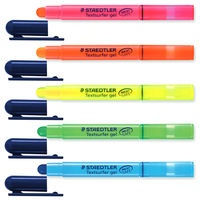固形ゲル蛍光マーカー テキストサーファーゲル 5色セット 264-S PB5 ステッドラー