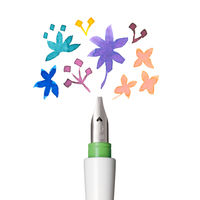 セーラー万年筆 万年筆ペン先のつけペン hocoro 2mm幅 グレー 120137221 1個