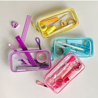 Kept クリアペンポーチ ネイビー 紺 筆箱 KPF902K レイメイ藤井