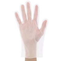 【使いきり手袋】 厚手ポリエチレン手袋110μ 外エンボス L SHG-L 1箱（100枚入）