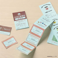 ヒサゴ 自分で作れるチケット・回数券 A4 6枚綴り ブルー PK503S 1セット(1冊×2)