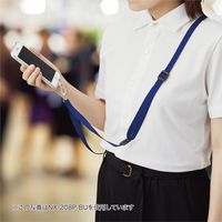 オープン工業 スマホ用ストラップ 黒 NX-208P-BK 1本
