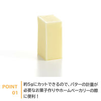 貝印 冷たくて硬いバターをカットできる バターケース 000DL7042 1個