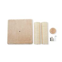 バリバリつめとぎポール 麻 1個 猫壱 爪とぎ