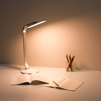 デスクライト 調光調色 USB出力機能付き LEDデスクスタンド YAZAWA SDL10C01WH 1個