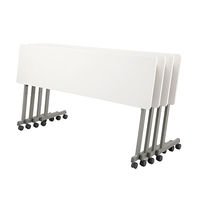 アイリスチトセ フォールディングテーブル 幅1800×奥行450×高さ720mm ホワイト 1台 オリジナル