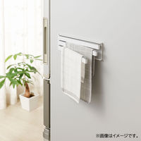 伸晃 マグネット式 ふきん掛け ホワイト FK-FW 1セット（3個）