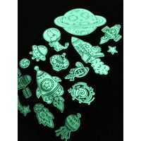 オオイシ 蓄光ペタペタシール 1パック（25個入）