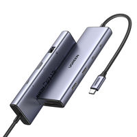 ドッキングステーション 9-in-1 HDMI LAN SDカードスロット USB Type-C USB-A USBハブ 1個