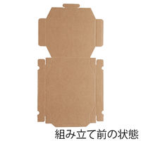 シモジマ ピザ箱 10インチ用 未晒無地 004200551 1袋(25枚)