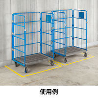 キラックス PVC簡易ラインテープ 約50mm×33m 黄 PVC-RT-50YEL 1巻