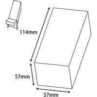 シモジマ クリスタルBOX Vー12 006832000 1束(10枚)