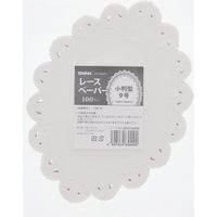 シモジマ レースペーパー 小判型 9号 004716039 1袋(100枚)