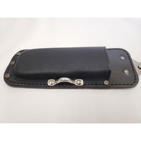 コヅチ 牛黒革 折鋸ケース WS-007 1個（直送品）