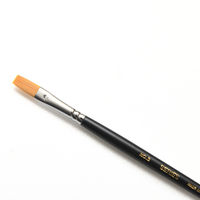 TTC タケダ 水彩筆 赤ナイロン 平筆 8号 70-5120 1本