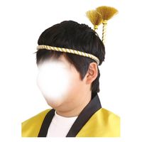 アーテック かんたんねじりはちまき 青/白 3371 1本