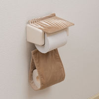 センコー M+home ラナキラ ペーパーホルダーカバー ベージュ M+ 211020 1枚（直送品）