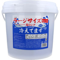 iiもの本舗 超大判クールタオルラージサイズ冷えてますバケツタイプ本体60枚 3個 汗拭きシート