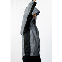 【レインウェア】 カジメイク レインスーツエボリューション ヘルメット対応 チャコールG LL 7521 1着