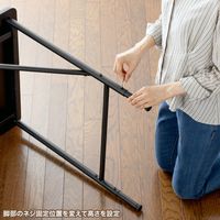 サンワサプライ マルチワークデスク 幅900×奥行600×高さ720mm ブラック×ブラック SH-MX0960BK 1台（直送品）