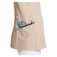 フォーク レディスジップスクラブ BK×バーガンディ LL 7069SC-9-LL 1枚　スクラブ（直送品）