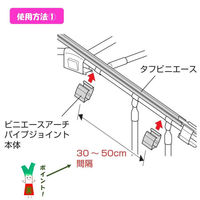 渡辺パイプ ビニエースアーチPJ 43 101034000050 1個（直送品）