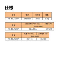 渡辺パイプ ドライファンはやぶさ 200VNK-40LTA-WP 101082001299 1個（直送品）