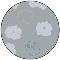 アテイン 60cm ジャンプ傘 長傘 ひるねこ グレー 2117GY 1セット(3本)（直送品）