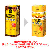 アサヒ飲料 WONDA（ワンダ）金の微糖 紙パック 200ml 1セット（96本）
