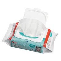 【口腔ケアウェットシート】 プラスハート マウスティシュー 無香料 ふた付 75043 1パック（60枚入） オオサキメディカル