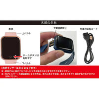 アリアス スマートウォッチCSシリーズスクエア WW22029BK 1個