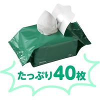 ボディシート Clesh MEN アルコール・メントールフリー ホワイトムスクの香り 40枚入　　汗拭きシート