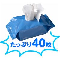 フェイス＆ボディシート Clesh MEN シトラスミントの香り 40枚入　汗拭きシート