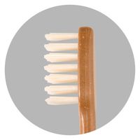 ファイン MEGURU 竹の歯ブラシ(豚毛) 4976858834103 1セット(1本入×60束 合計60本)（直送品）