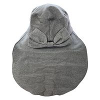 ヤマショウ 婦人リボン日よけハット グレー YCH-056GY 1個（直送品）