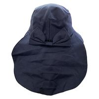 ヤマショウ 婦人リボン日よけハット ネイビー YCH-056NV 1個（直送品）