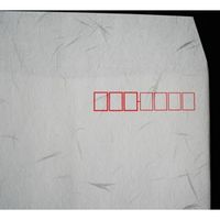 山櫻 特殊紙封筒 長3(枠入)大礼紙 20125684 1セット(1袋(100枚)×5)