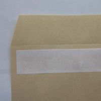 山櫻 口糊付きクラフト封筒 角5 クラフトCoC グット 70 20125677 1セット(1袋(100枚)×5)