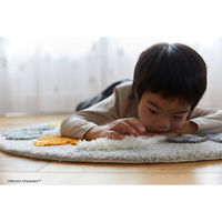 スミノエ MOOMIN ムーミンのおしり ラグ 95×95cm グレー 4549781321622 1枚